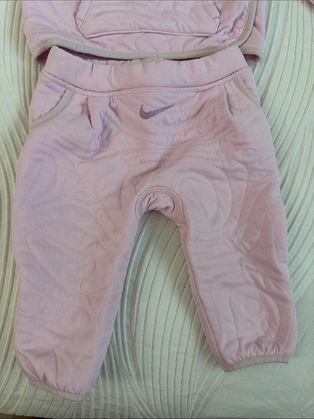 Nike Light Pink Baby Hoodie & Jogger Set